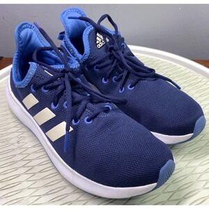 Adidas Cloudfoam Pure‎ Women Blue Running Lightweight Sneakers Midsole Shoe Sz.8